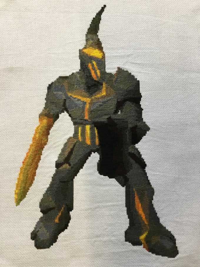 Image of Osrs Tekton Cross Stitch