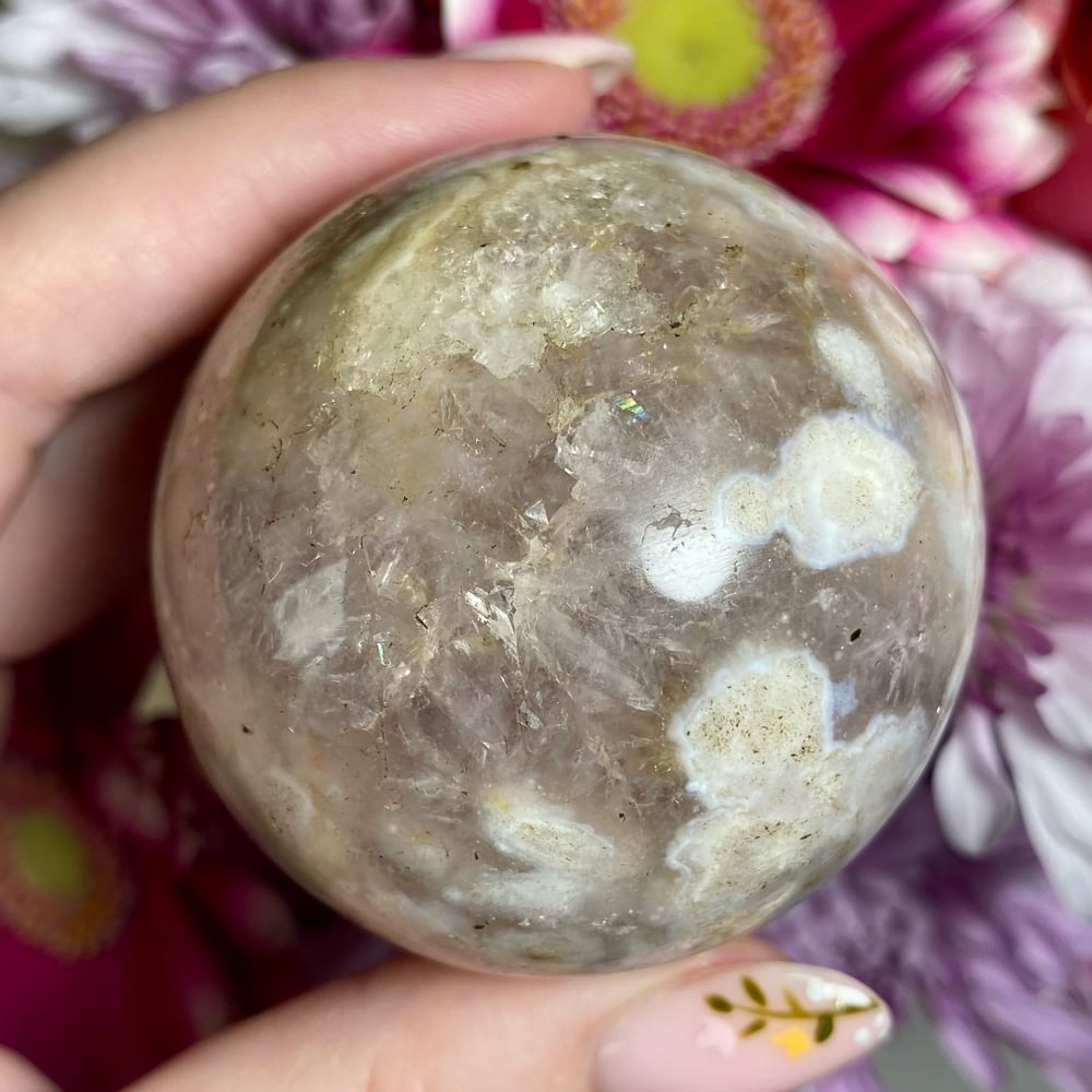 Image of Flower Agate Sphere