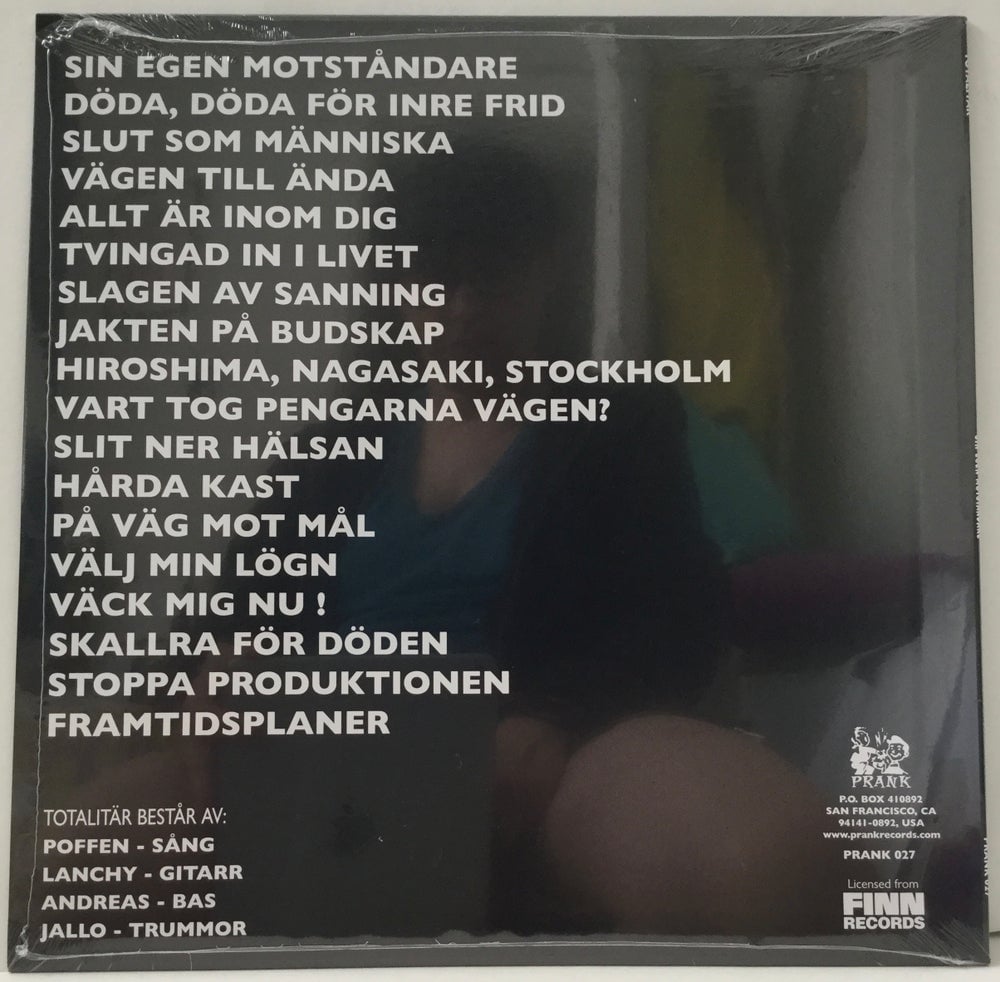 Image of TOTALITÄR - “SIN EGEN MOTSTÅNDARE” Lp