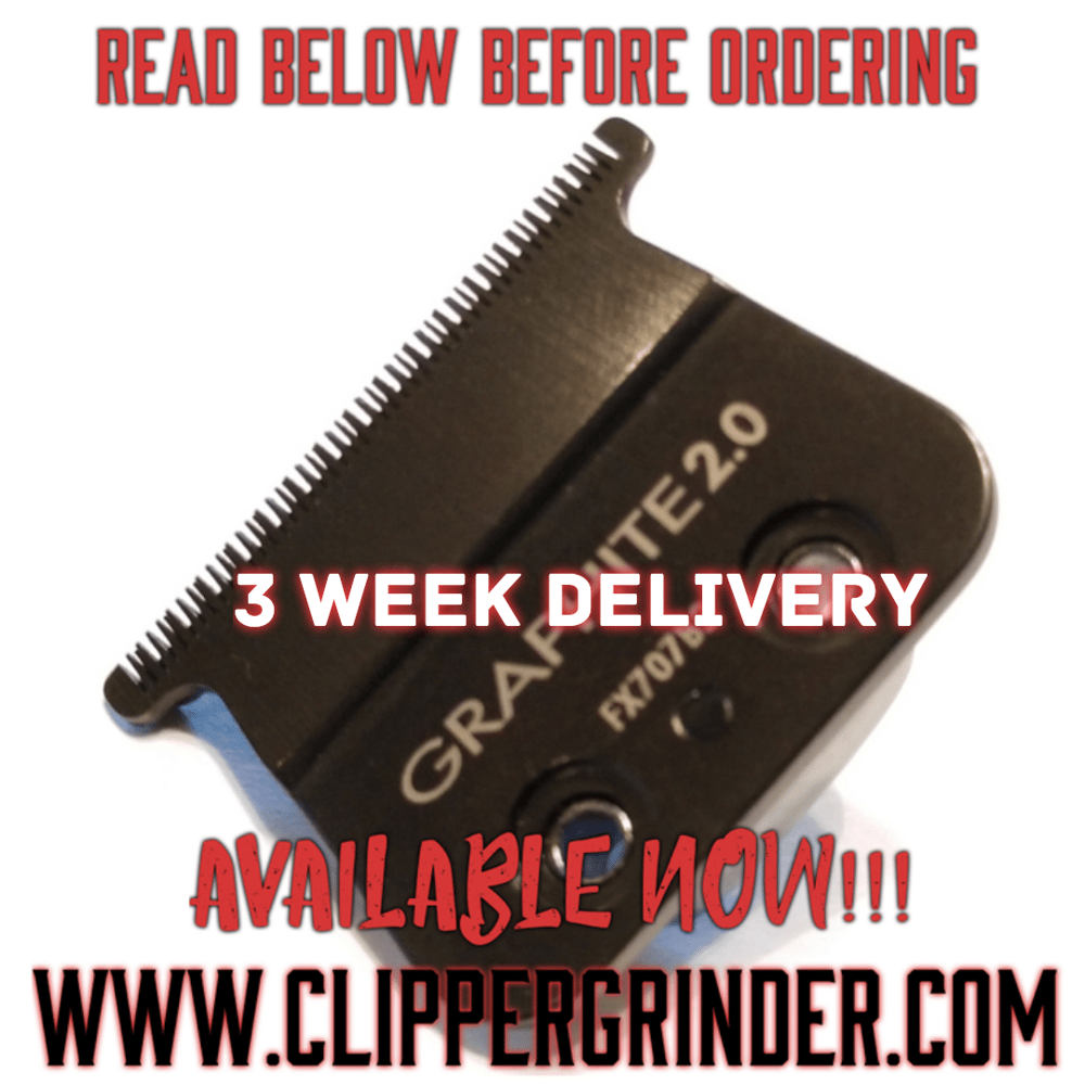 Image of (3 week delivery/High Order Volume) Graphite "Modified" Babyliss Skeleton Blade