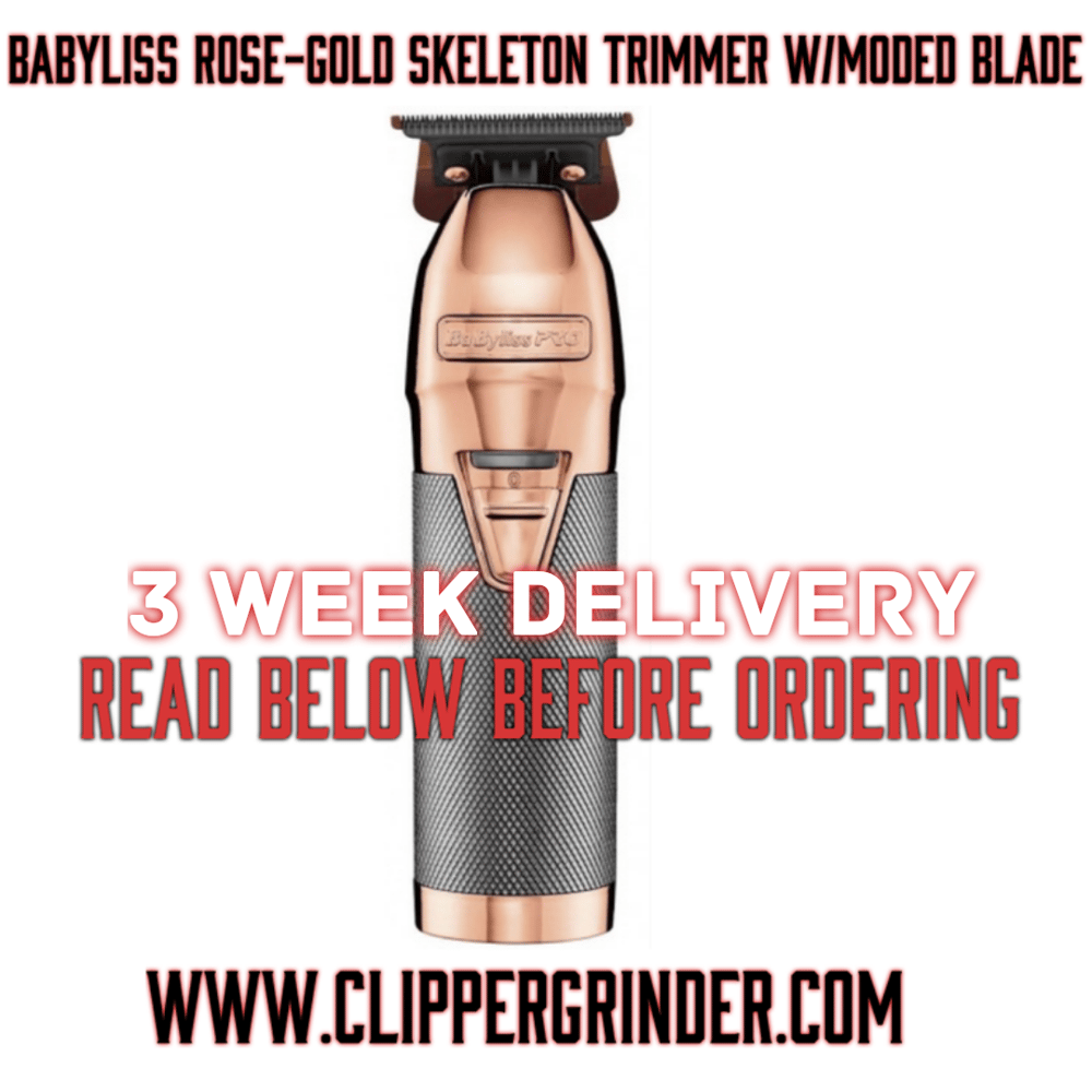 Image of (3 Week Delivery/High Order Volume) Babyliss Rose-Gold Skeleton Trimmer W/Modified Blade