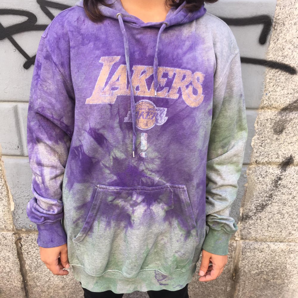 Image of UPCYCLING LAKERS HOODIE