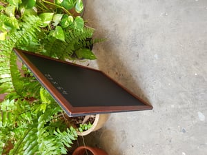 45 x 62 Chalkboard with Brown Frame 