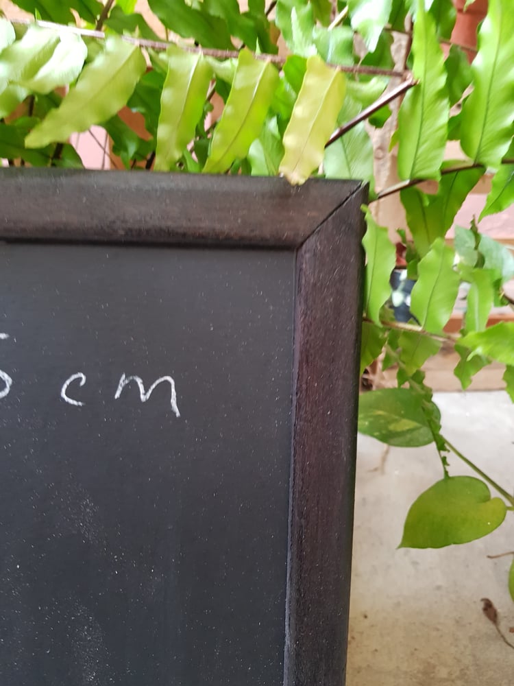 45 x 35 Chalkboard with Black Frame