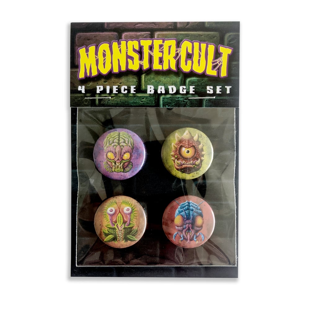 Image of "Monster Cult" Badge Set 