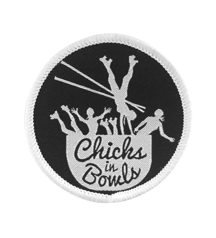 Image of Chicks In Bowls Woven Patch