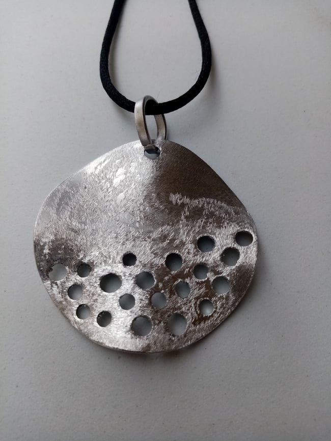 Collar perla espuma de mar