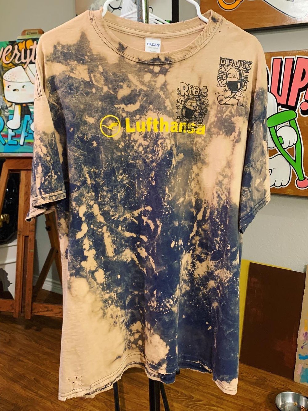 Image of Raise Heck Tee "Lufthansa" – XL