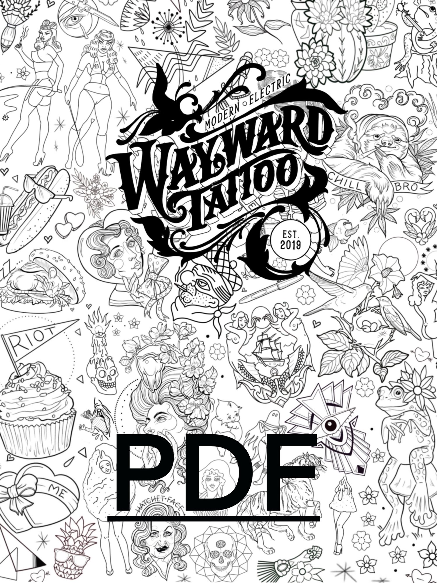 Print-at-Home/Tablet use PDF Coloring book!