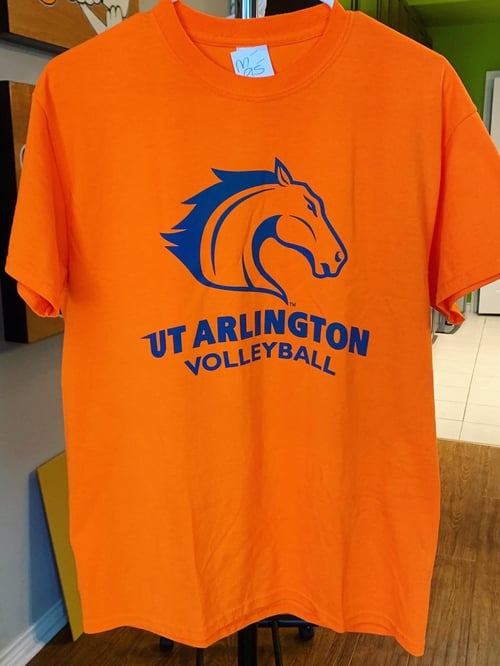 Image of Raise Heck Tee "UTA Volleyball" – Medium