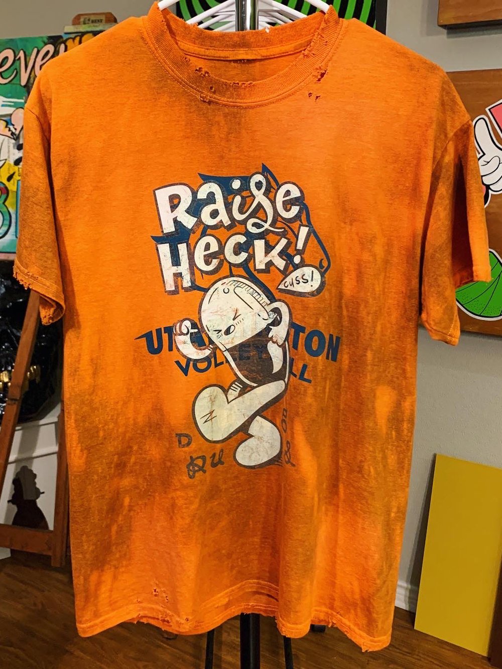 Image of Raise Heck Tee "UTA Volleyball" – Medium