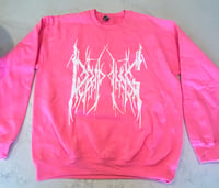 Hot Pink Dripping Sweatshirt 