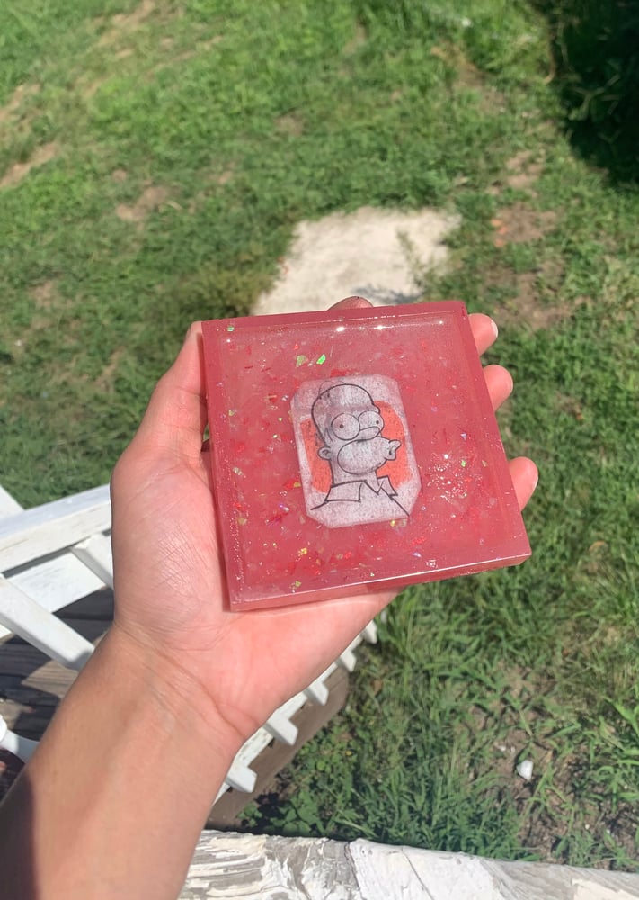 Image of Homer Simpson Resin Ashtray 
