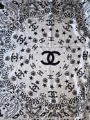 Image 4 of Chanel Texas Print Silk Scarf