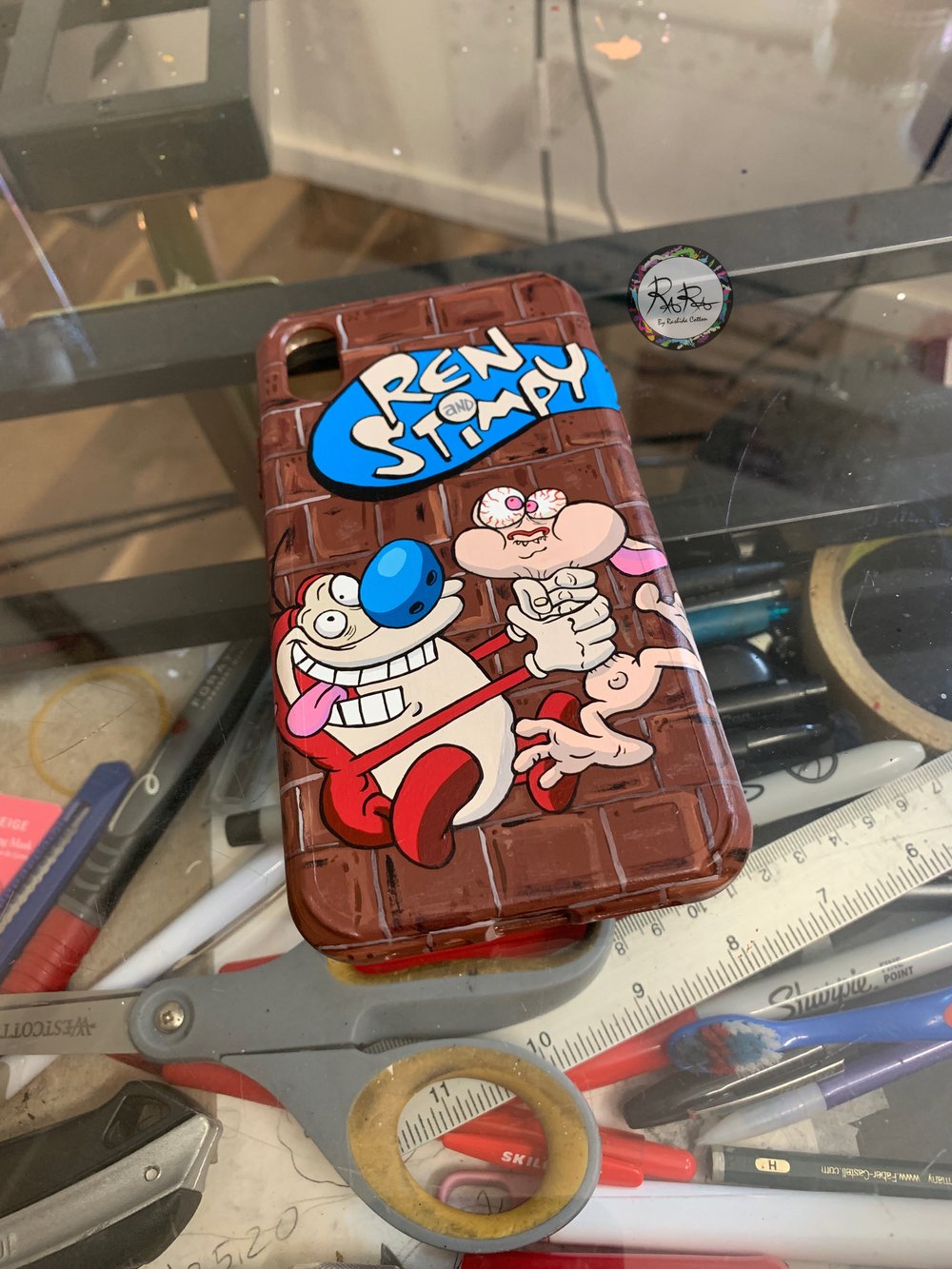 Image of Ren & Stimpy iPhone XR Case - Ready To Ship