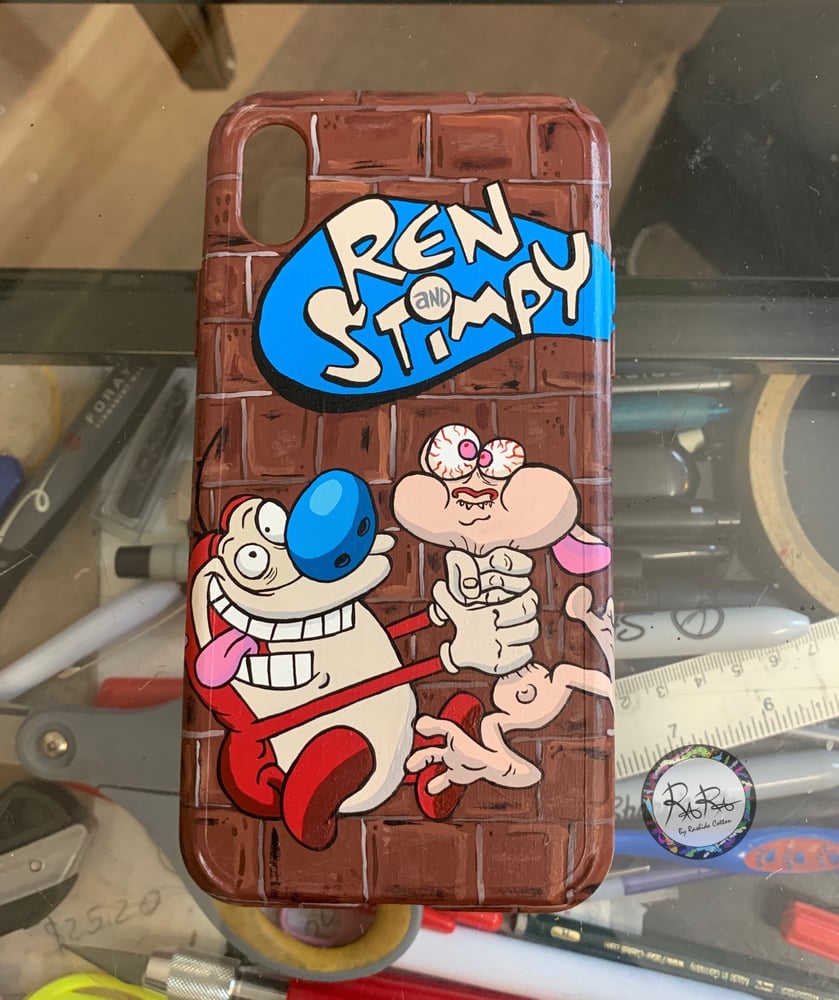 Image of Ren & Stimpy iPhone XR Case - Ready To Ship