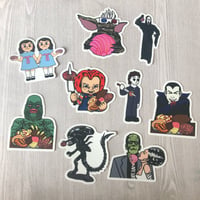 Image of Spooky Character Stickers