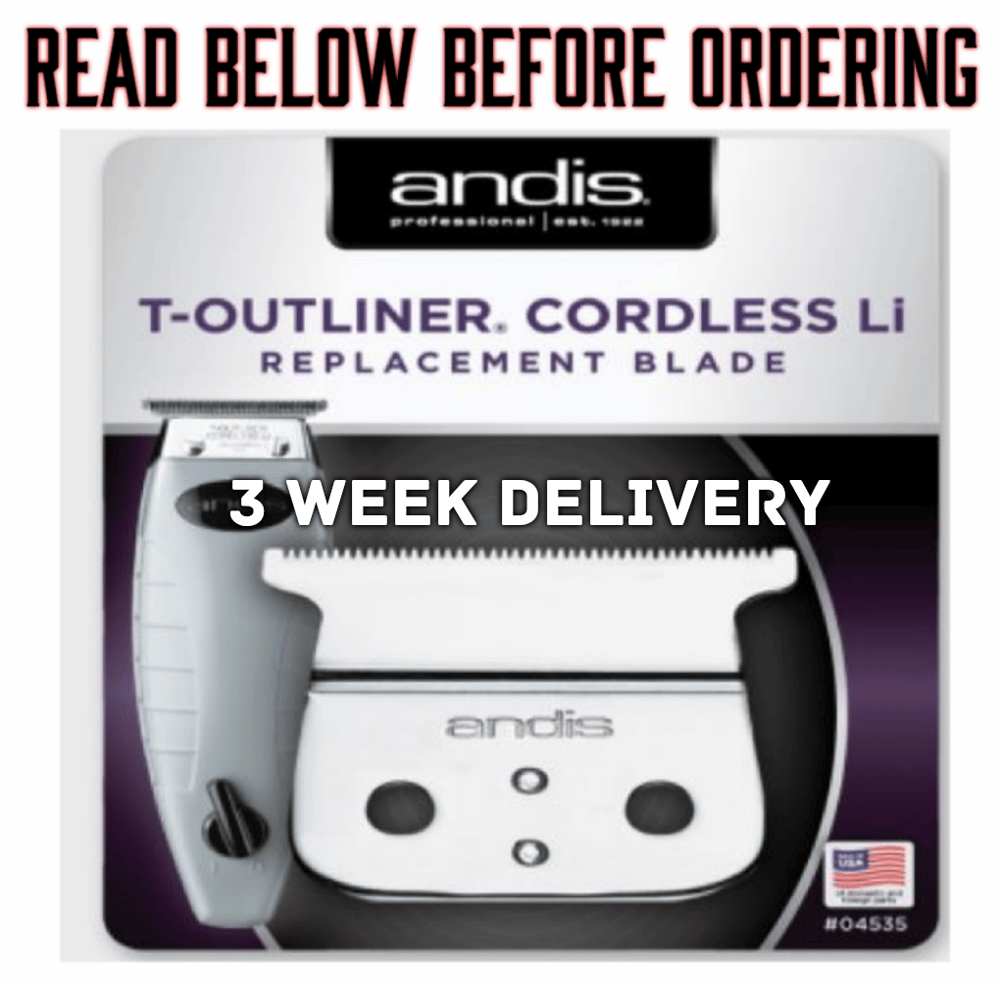 Image of (3 Week Delivery/High Order Volume) "Modified" Cordless Andis T-OUTLINER Trimmer Blade 