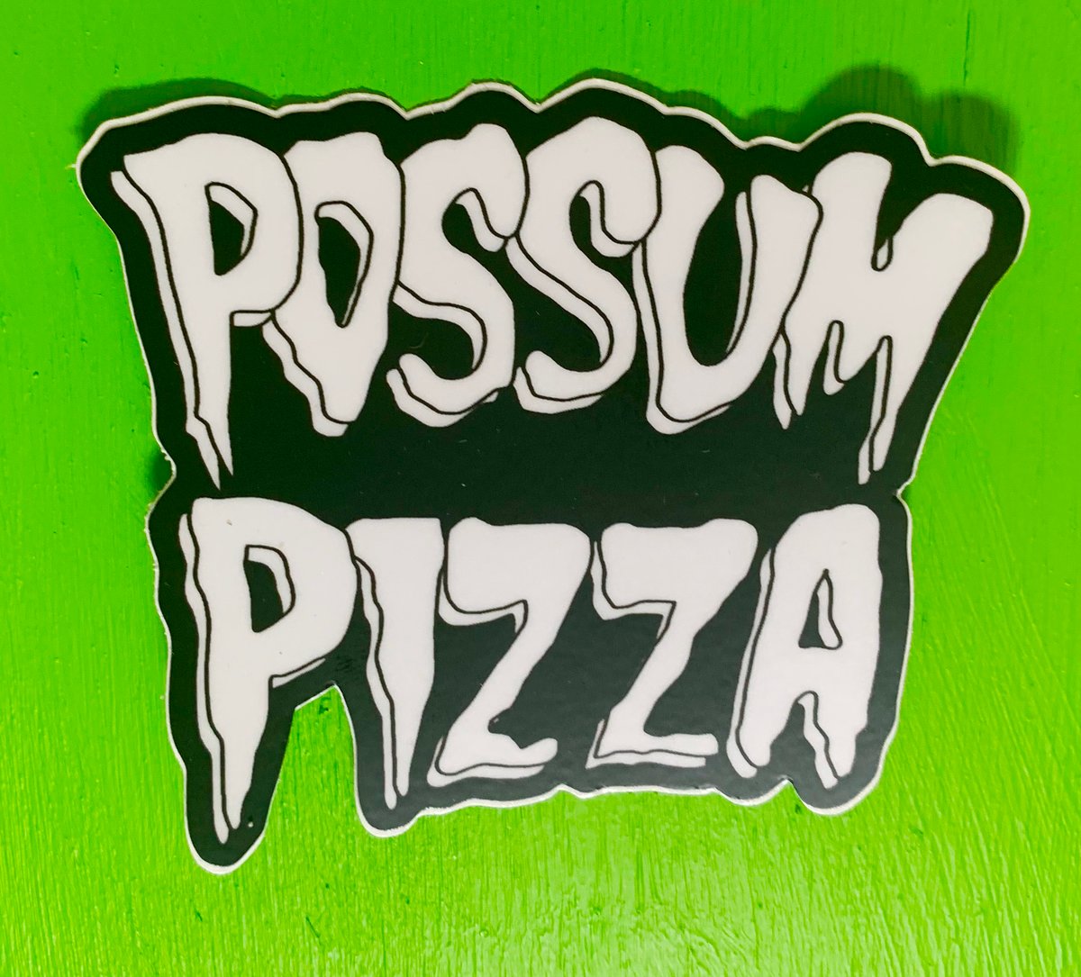 POSSUM PIZZA "STACKED" STICKER