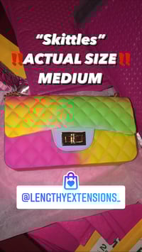 Image 2 of “Chromatic Colors” Lengthy Lady Bag (Skittles🍬)