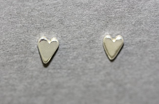 Heart studs