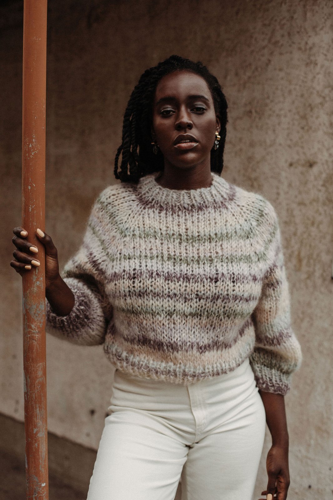 Kelowna Mohair Merino Sweater (One of a Kind- natural shown) more