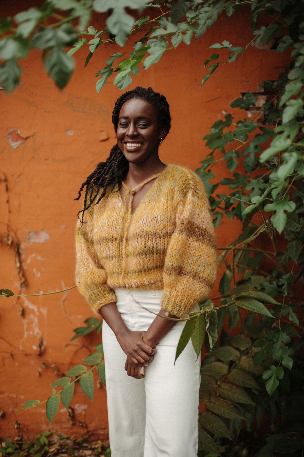 Dryden Mohair Sweater (shown in ochre varigated - more colours