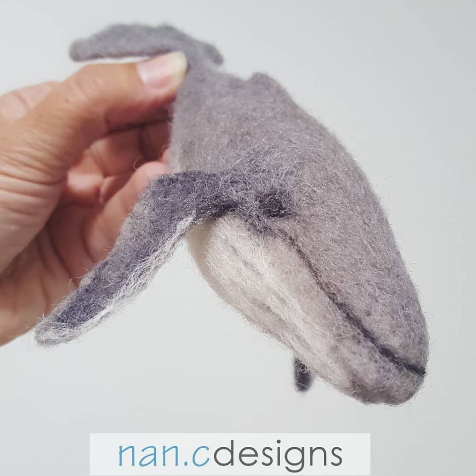 Humpback Whale - Needle Felting Kit
