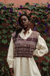 Dryden Mohair Sweater Vest (shown in aubergine  - more colours)