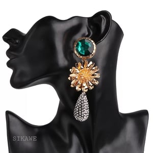 Image of Green Mimi Earrings