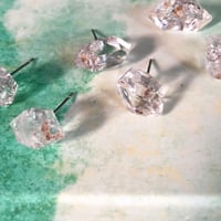 Image 3 of herkimer diamond studs