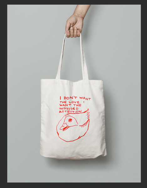 Image of 'Undivided Attention' Tote Bag
