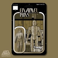 Image 1 of Vintage Collector - Antique Protocol Droid Enamel Pin