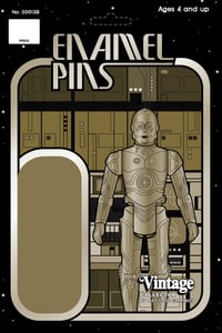 Image 2 of Vintage Collector - Antique Protocol Droid Enamel Pin