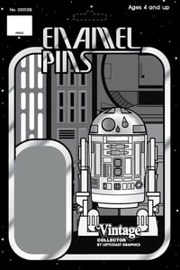 Image 2 of Vintage Collector - Antique Hero Droid Enamel Pin