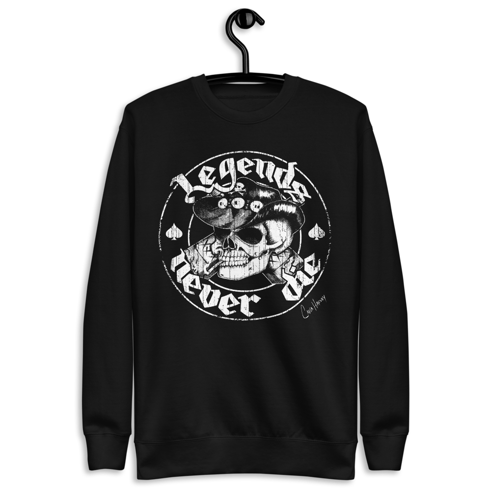 Image of LEGENDS NEVER DIE UNISEX SWEATSHIRT 