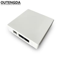 1200Mbps Full Gigabit Embedded Wireless Panel router in wall access point with two lan RJ45 and RJ11