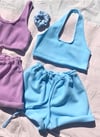 Multiple colours* Halter Neck Fleece Tops