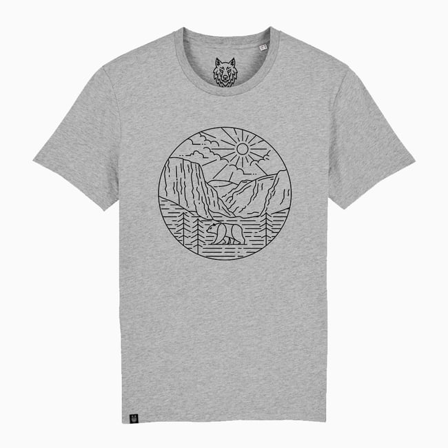 Yosemite Bear T-Shirt Organic Cotton