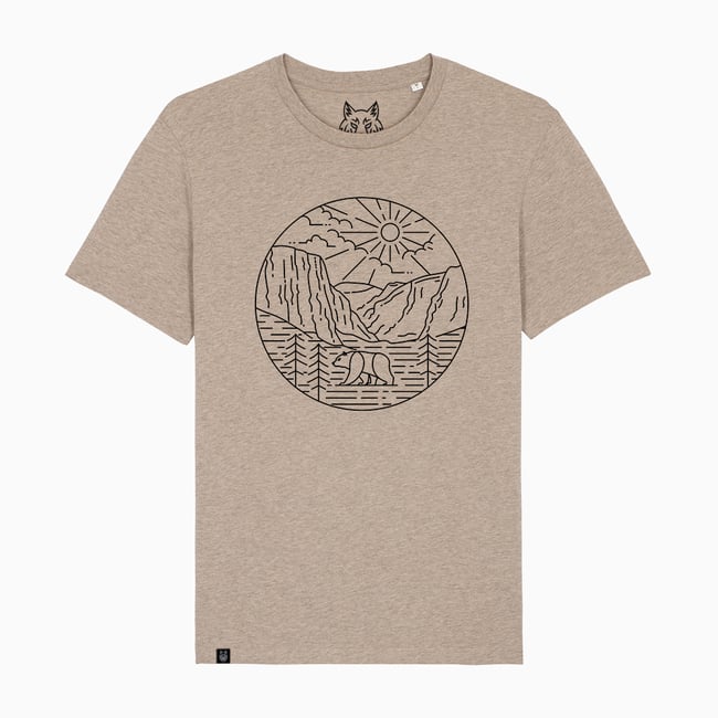 Yosemite Bear T-Shirt Organic Cotton
