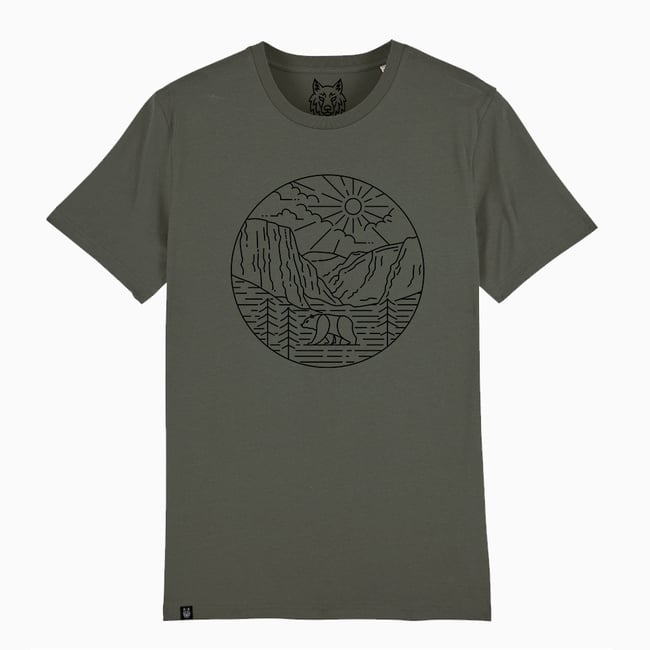 Yosemite Bear T-Shirt Organic Cotton