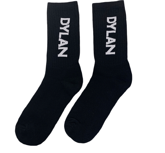 Image of (BLACK) CREW SOCKS