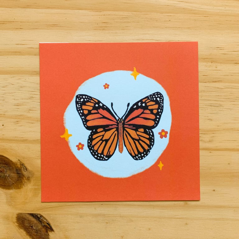 Monarch Mariposa Print Image 2