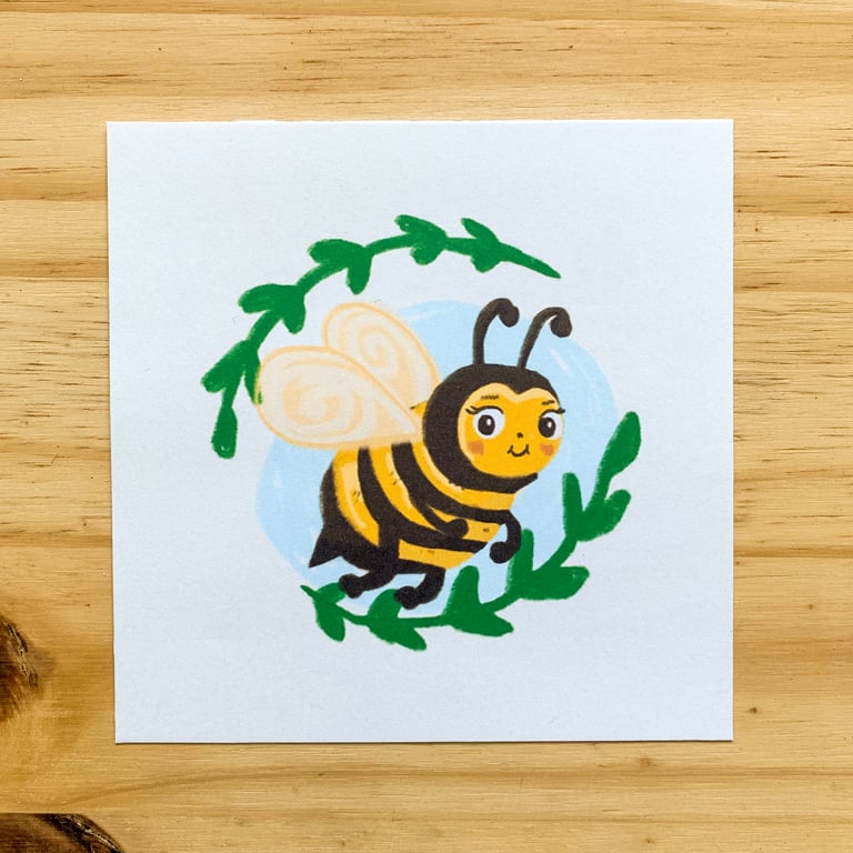 Honeybee Print Image 2