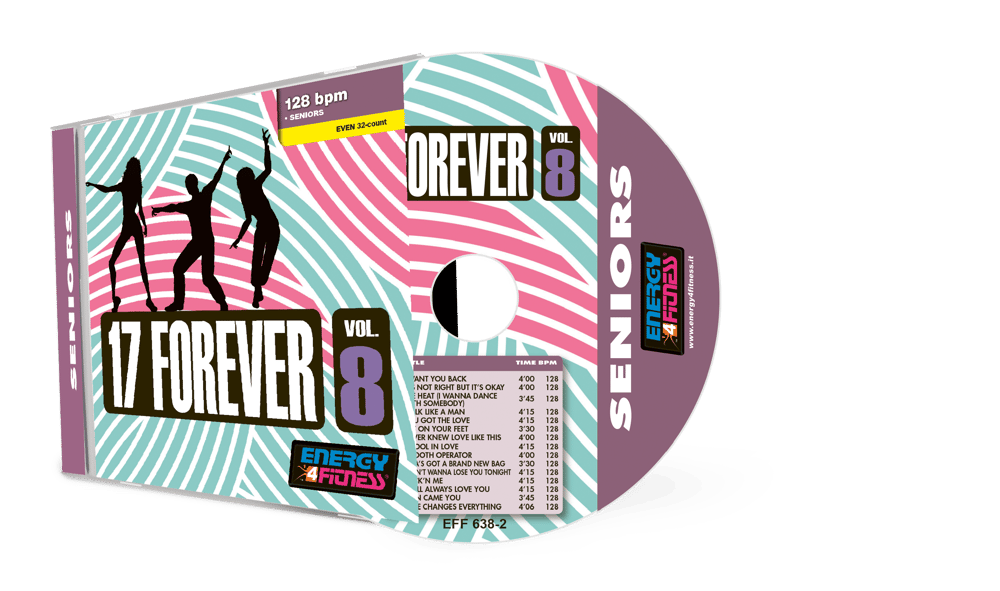 EFF638-2 // 17 FOREVER VOL. 8 (MIXED CD COMPILATION 128 BPM)