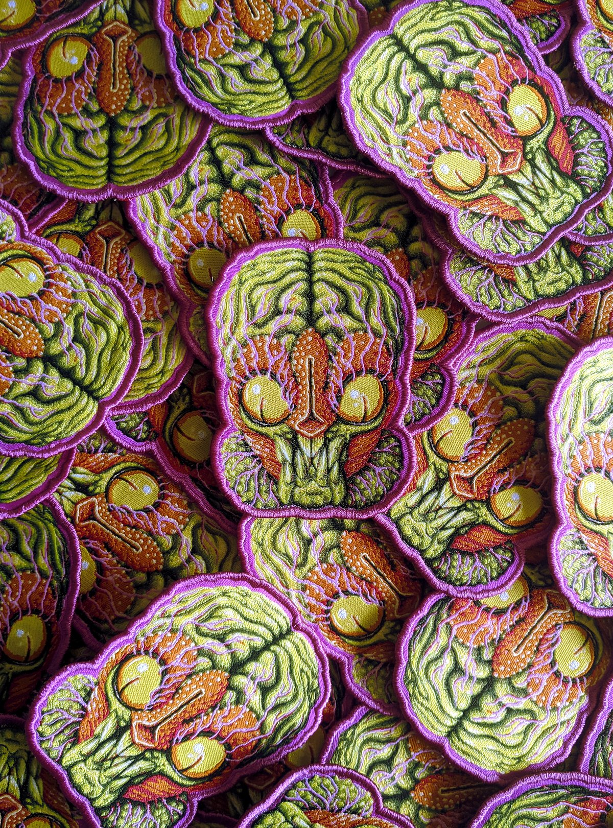 Image of "Monster Cult" Invader Woven Patch