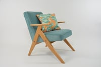 Image 1 of Fauteuil CARPES vert mint
