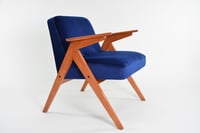 Image 1 of Fauteuil BUNNY bleu Kanagawa