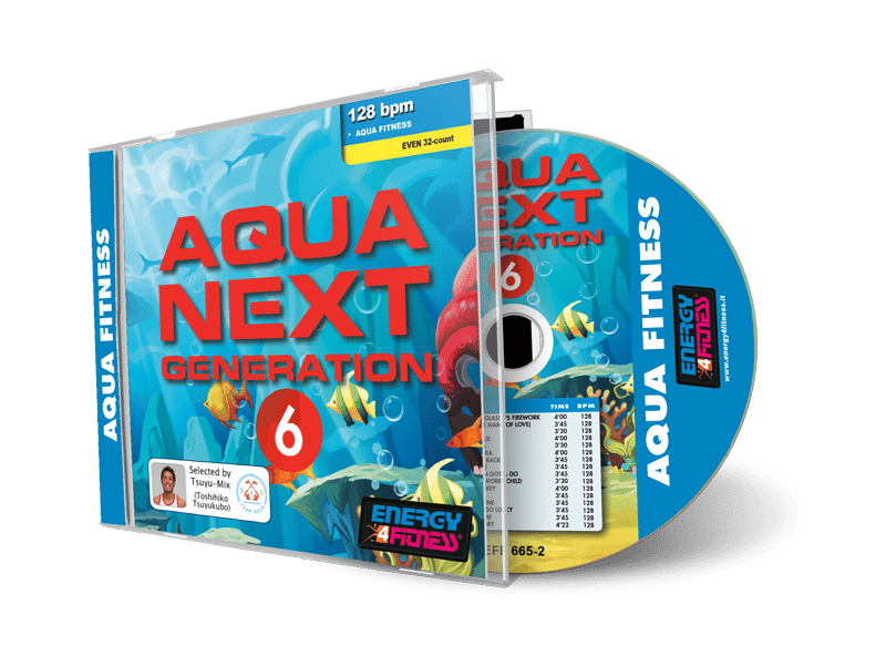 EFF665-2 // AQUA NEXT GENERATION 6 (MIXED CD COMPILATION 128 BPM)