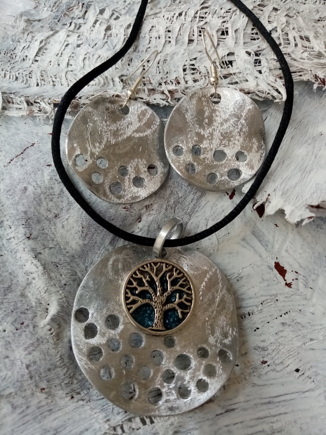 Collar Árbol de la Colección Espuma de Mar